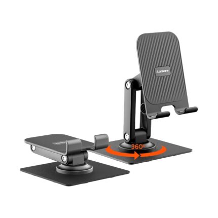 Ambrane 360° Rotation, Foldable Design Mobile Stand with Stable